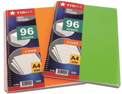 Tigra - Tigra 96 Yaprak Çizgili Defter