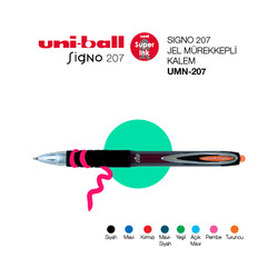 Uni-ball - Uniball UMN 207 Jel Mürekkepli Kalem Mavi